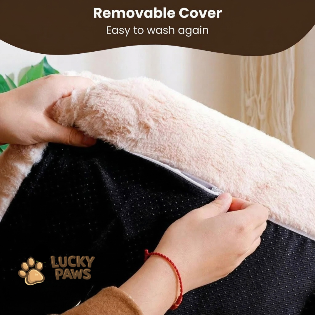 LuckyPaws® Luxe Calming Sofa - For Cats & Small Dogs