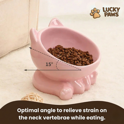 Ceramic Cat Food Bowl