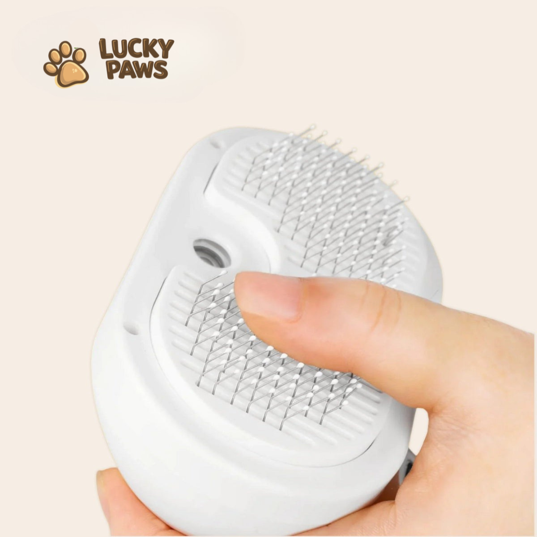 LuckyPaws® | Groomi Pro - Professional Pet Steam/Grooming Brush