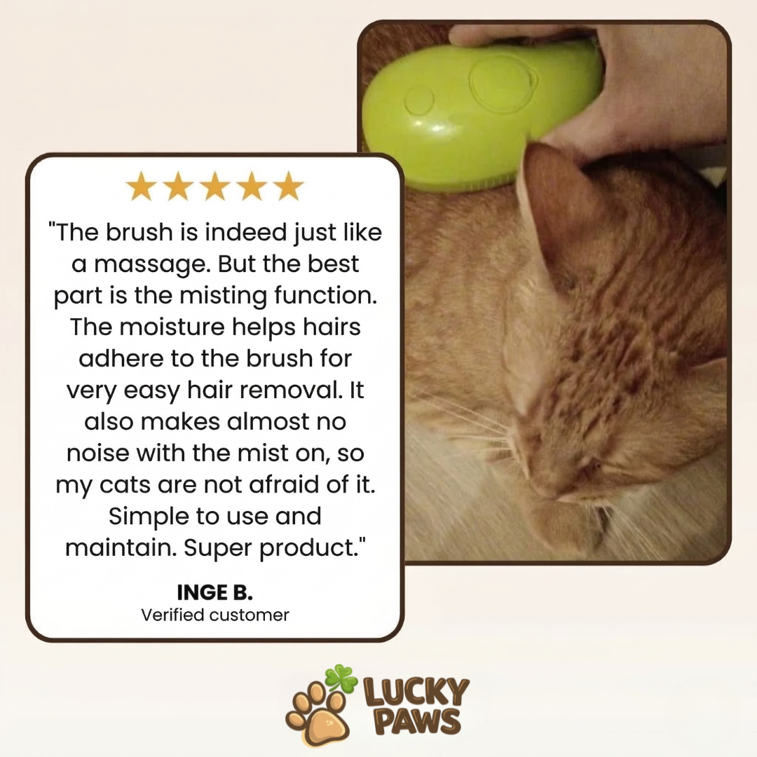LuckyPaws Groomi Original - Pet Grooming Brush