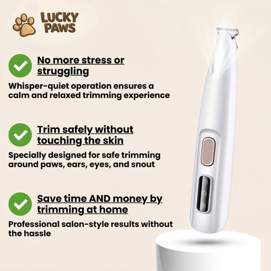 LuckyPaws® EasyPaw Pro - Professional Precision Trimmer for Pets