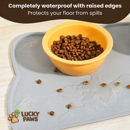 CharmPaws® Cat Placemat - Anti-Slip & Water-Repellent for Food and Water Bowls