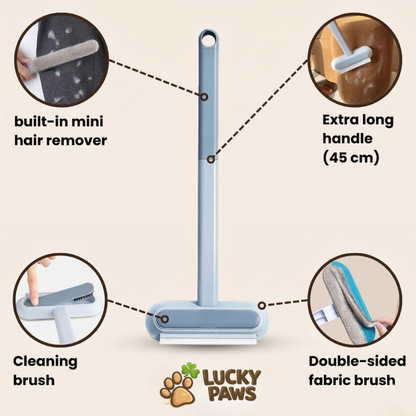 LuckyPaws® HairAway Pro - 3-in-1 Pet Hair Remover