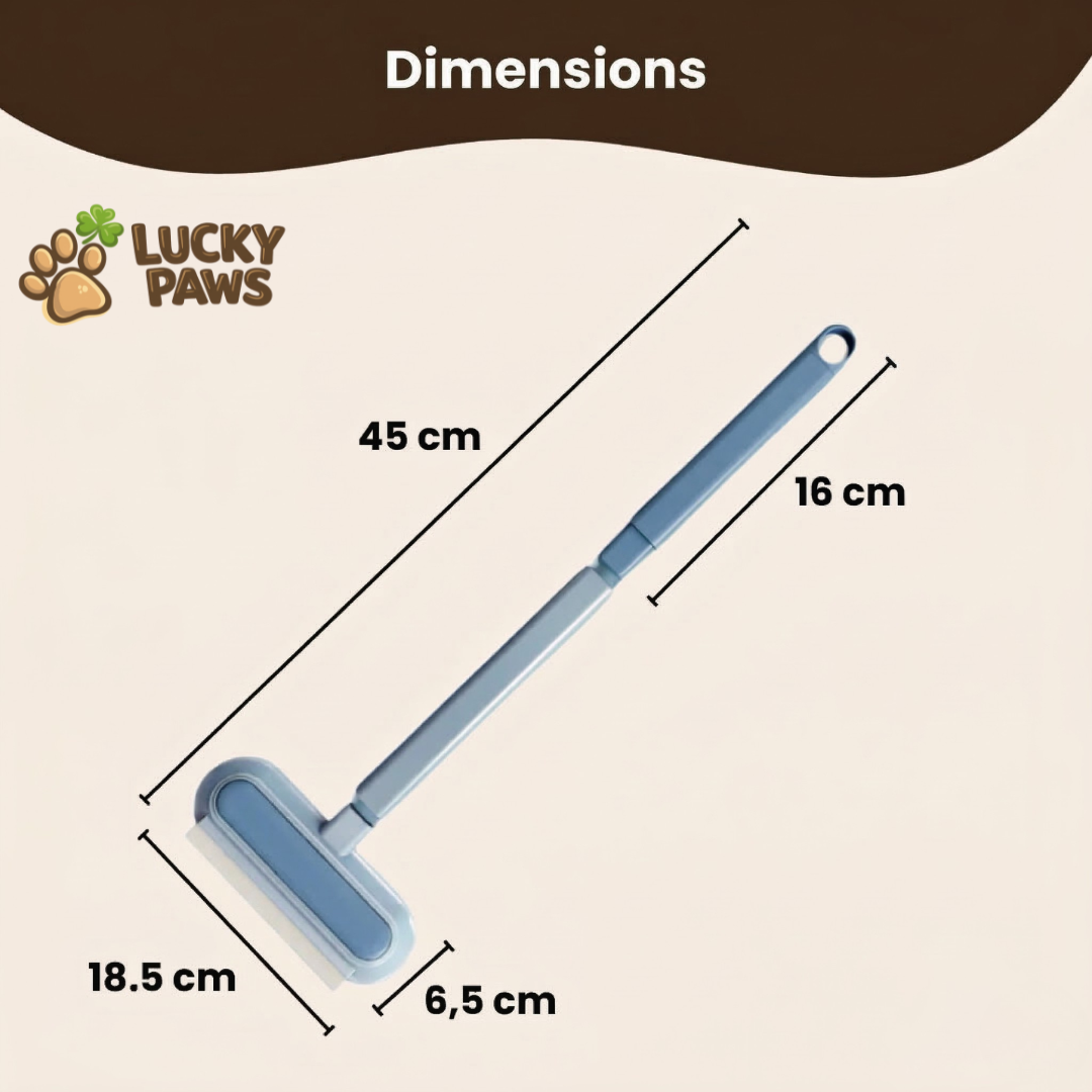 LuckyPaws® HairAway Pro - 3-in-1 Pet Hair Remover
