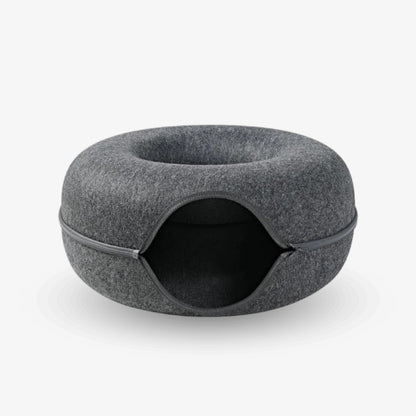 2-in-1 Donut Tunnel Bed for Cats