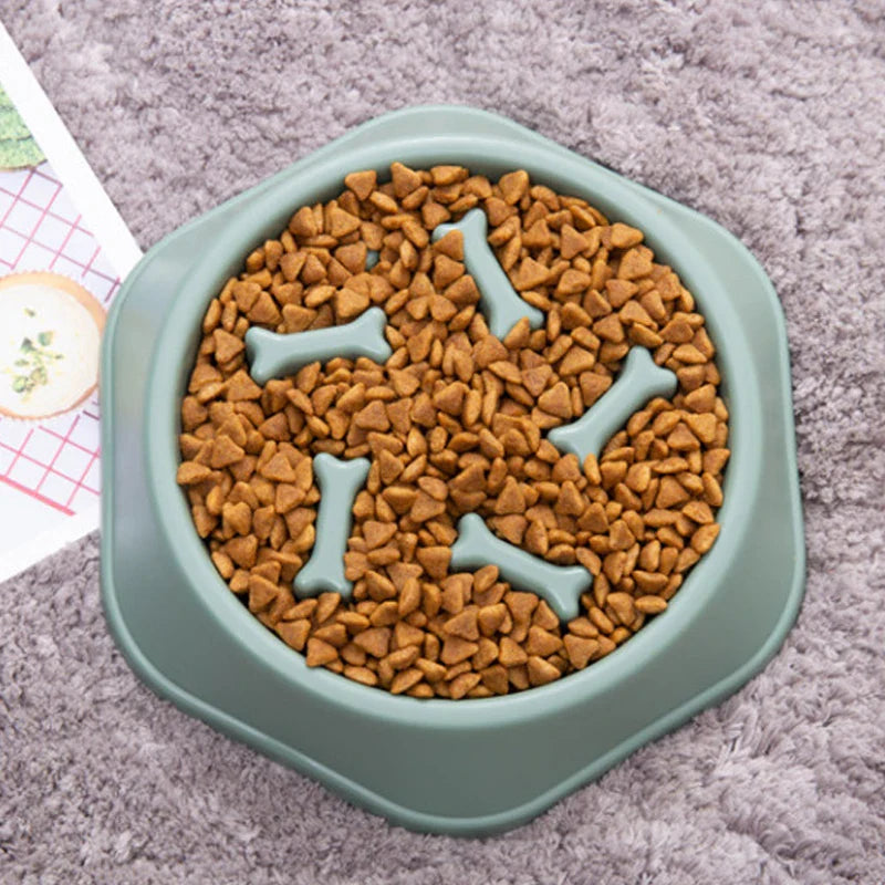 Anti-Choke Feeding Bowl - Slow Feeder for Dogs & Cats