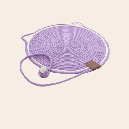 Round Scratching Mat with Ball