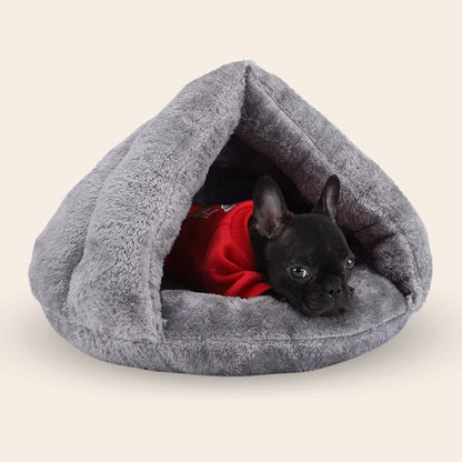 Calming Soft Cave Bed - For Cats & Small Dogs
